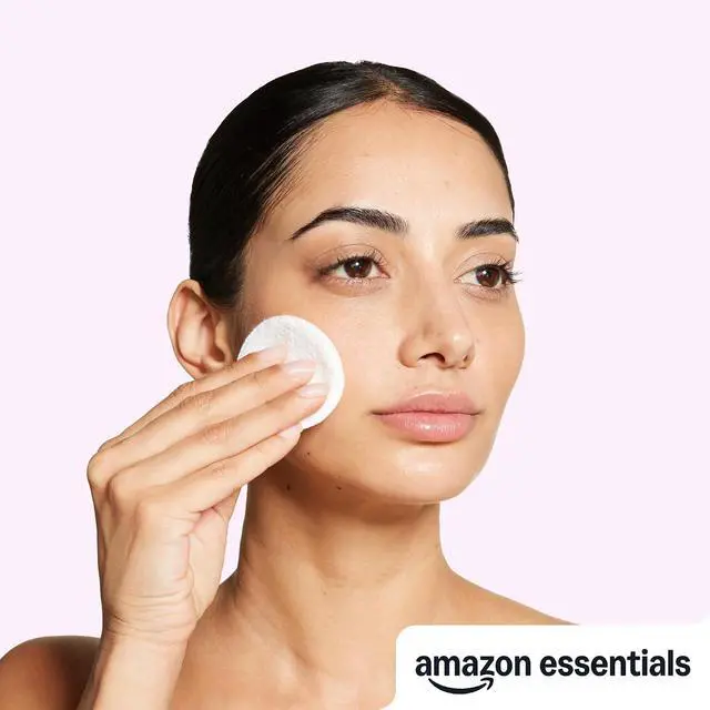 Alt view image 4 of 5 - Amazon Essentials Exfoliating Cotton Rounds, 100 Count (Pack of 1) (Previously Amazon Basics)