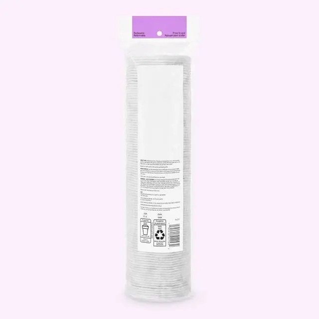 Alt view image 5 of 5 - Amazon Essentials Exfoliating Cotton Rounds, 100 Count (Pack of 1) (Previously Amazon Basics)