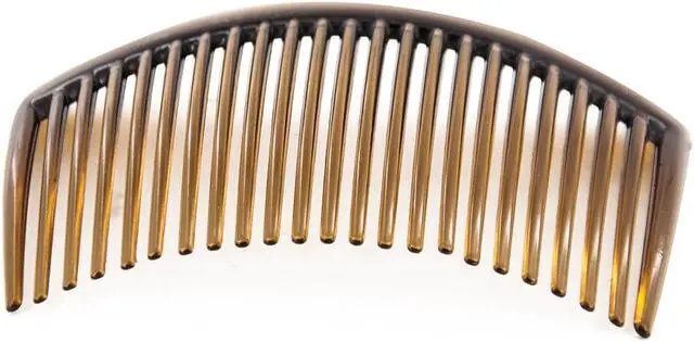 Alt view image 2 of 6 - Yeshan 3.2" Plastic Hair Side Comb With Teeth Comb HairPin Clip for women,Brown (12pcs)