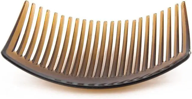 Alt view image 4 of 6 - Yeshan 3.2" Plastic Hair Side Comb With Teeth Comb HairPin Clip for women,Brown (12pcs)
