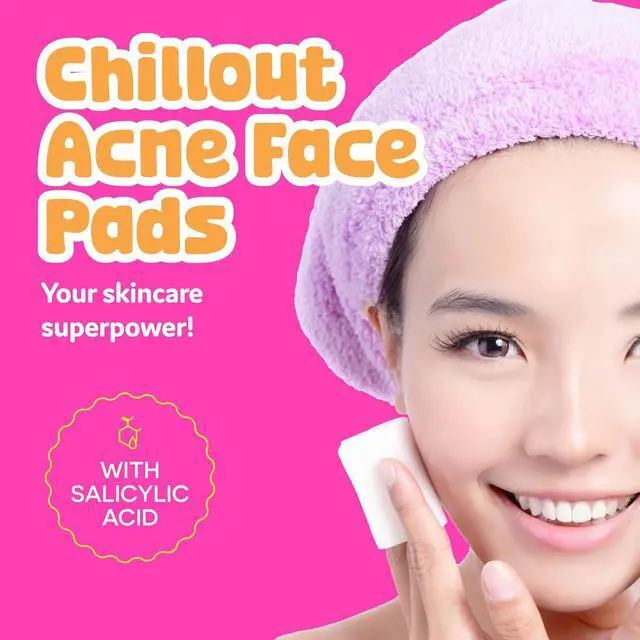 Alt view image 2 of 7 - BeYoutiful ChillOut Gentle Acne Cleansing Face Wipes with Salicylic Acid | BeYoutiful ChillOut Gentle Acne Cleansing Face Wipes with Salicylic Acid for Teens and Kids, 60 Toner Facial Pads