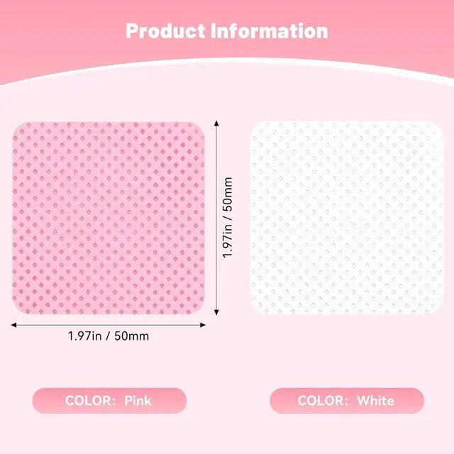 Alt view image 2 of 7 - 720Pcs Lint Free Nail Wipes, Absorbent, Soft, Non-Woven, No Lint | Nail Supplies, Nail Polish Wipe, Pads Gel Nails, Naile Glue Wipes, for Fingernail Polish Remover Eyelash Extensions Nail Art