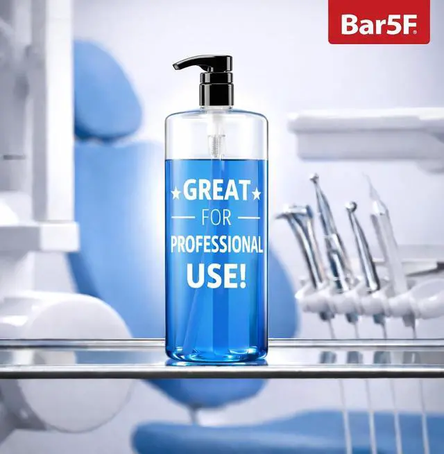 Alt view image 7 of 7 - Bar5F 32 oz Body Wash Dispenser for Shower with Pump, Large 1 Liter | Large Pump Bottle for Shampoo, Conditioner, Soap, Durable and Refillable, Crystal-Clear and BPA-Free for Personal Care