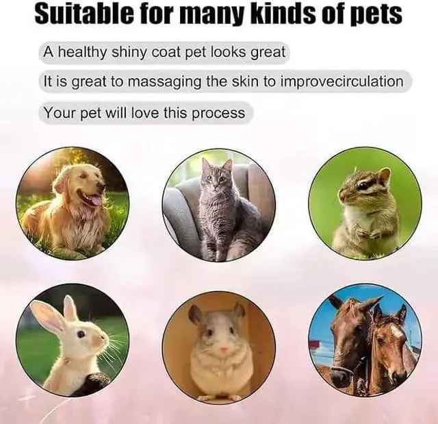 Alt view image 2 of 7 - Silicone Pet Grooming Brush for Dogs & Cats Soft Bath Brush, Gentle Deshedding & Massage Tool, Adjustable Hand Strap, Use Wet or Dry for Short & Long Hair Pets (Green)