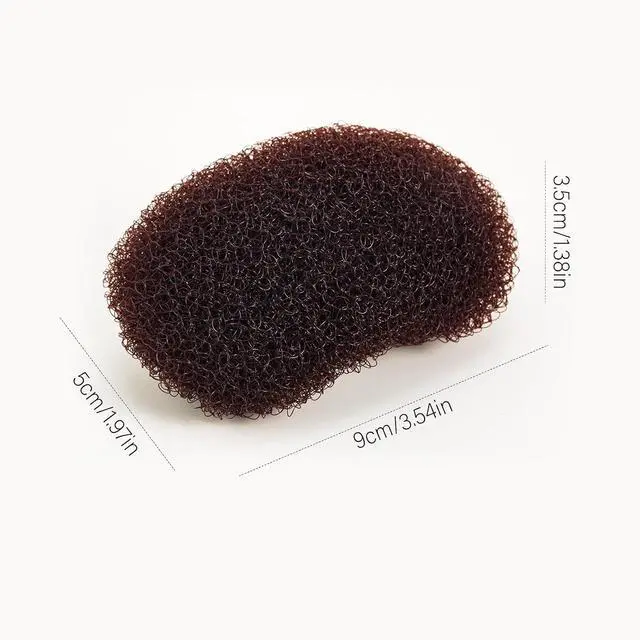 Alt view image 5 of 7 - 3PCs Volumizing Hair Sponge Inserts with Puff Cushion Clips | Hair Volume Clip,Adds Bump & Fullness for Updo Styles, Great Hair Styling Tools for Women and Girls (Large)