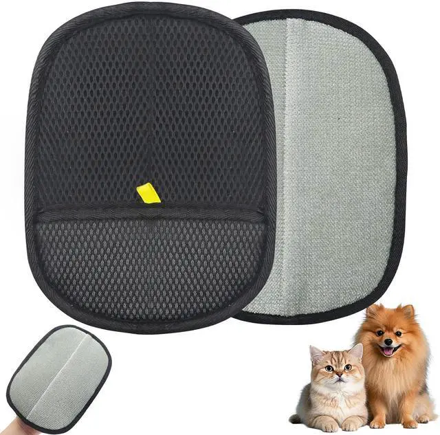Main image of Electrostatic Pets Removal Gloves, Reusable Cat Dog Electrostatic Hair Remover Grooming Glove Tool