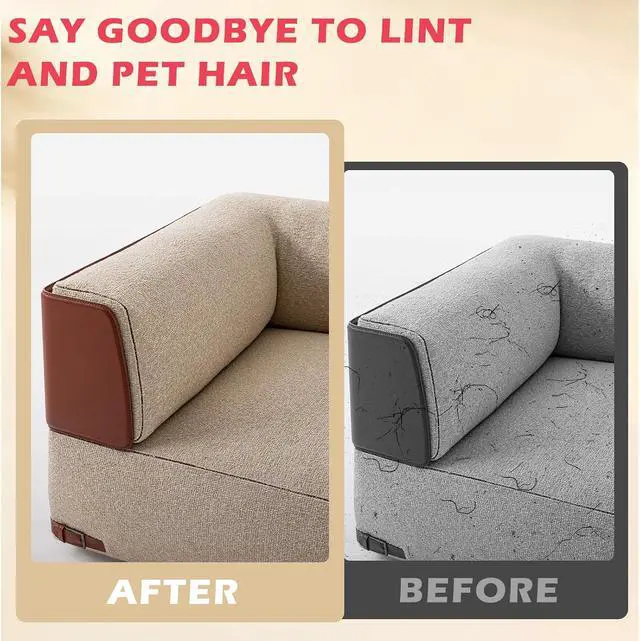 Alt view image 6 of 7 - Static Pet Hair Removal Glove, Reusable Electrostatic Pet Cat Dog Hair Remover Grooming Brush
