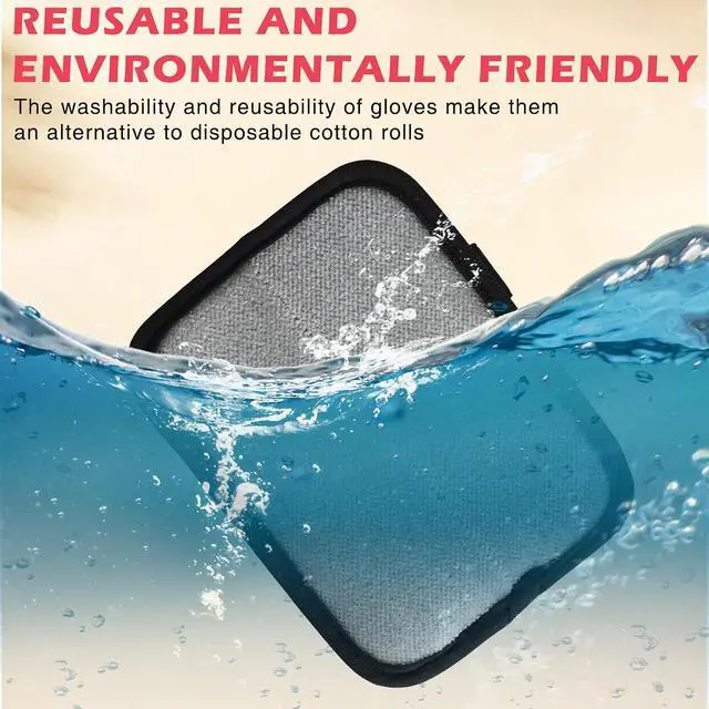 Alt view image 7 of 7 - Static Pet Hair Removal Glove, Reusable Electrostatic Pet Cat Dog Hair Remover Grooming Brush
