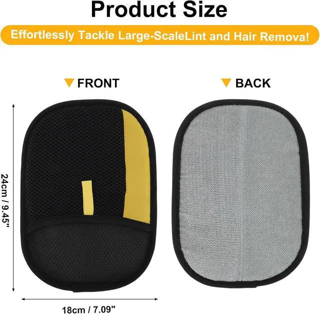 Alt view image 2 of 7 - Pet Hair Remover Gloves, Advanced Static-Adhesive Pet Hair Removal Gloves, Reusable Cat Dog Hair Remover Mitt, Pet Grooming Glove for Shedding, 1PCS