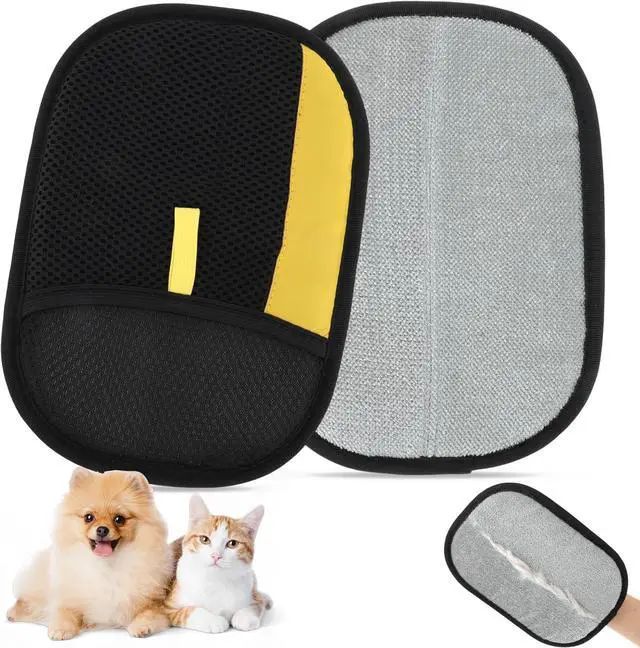 Main image of Pet Hair Remover Gloves, Advanced Static-Adhesive Pet Hair Removal Gloves, Reusable Cat Dog Hair Remover Mitt, Pet Grooming Glove for Shedding, 1PCS