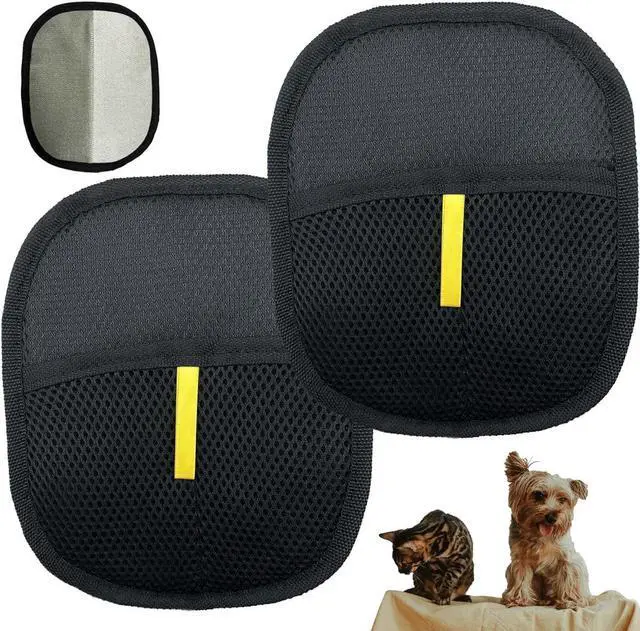 Main image of 2Pcs Pet Grooming Hair Remover Electrostatic Gloves for Dogs ,Cats Horses
