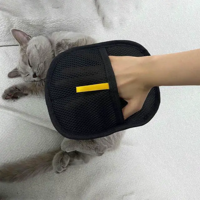 Alt view image 2 of 6 - 2Pcs Pet Grooming Hair Remover Electrostatic Gloves for Dogs ,Cats Horses