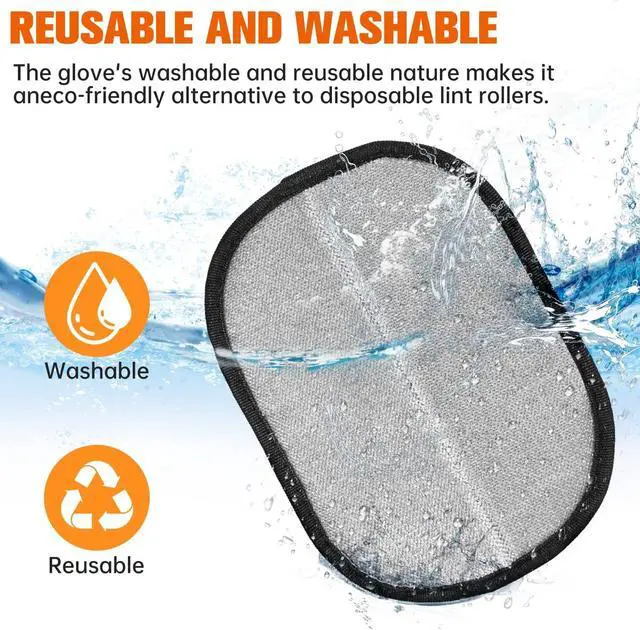 Alt view image 5 of 7 - Pet Grooming Glove for Dogs and Cats, Pet Hair Remover Glove Deshedding Brush Mitt, Gentle Massage Grooming Tool, Easy to Clean, Works on Long and Short Hair Pets for Shedding Fur Removal