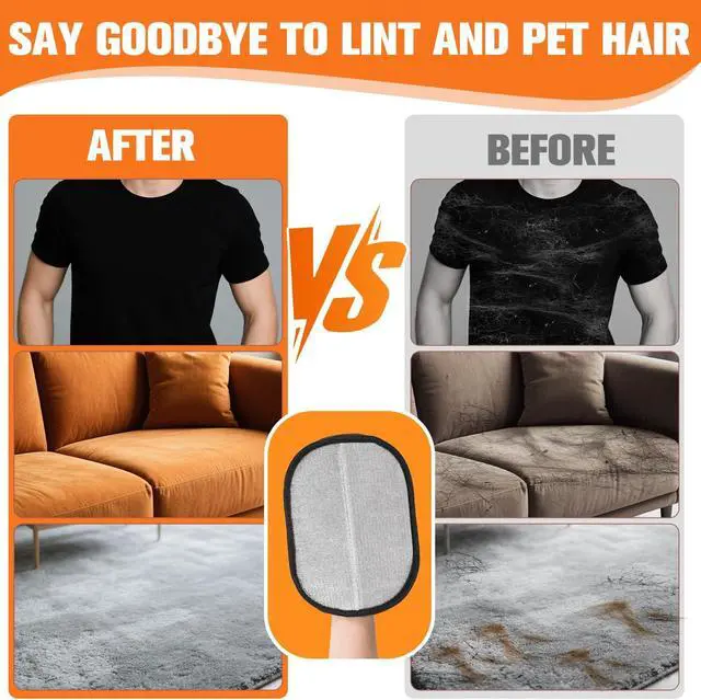 Alt view image 6 of 7 - Pet Grooming Glove for Dogs and Cats, Pet Hair Remover Glove Deshedding Brush Mitt, Gentle Massage Grooming Tool, Easy to Clean, Works on Long and Short Hair Pets for Shedding Fur Removal