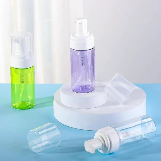 Alt view image 6 of 6 - D Dymoece Foam Pump Bottle 4oz Small Foaming Bottles Refillable | Empty Foaming Soap Dispenser Leak Proof for Shampoo, Hand Soap, Body Wash, Face Wash 120ml