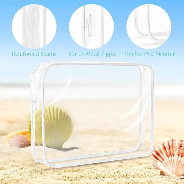 Alt view image 5 of 6 - 5 Pack Travel Bottles for Toiletries, 3.4oz TSA Approved Travel Containers | Leak Proof Refillable Travel Accessories for Shampoo Conditioner, Plastic Travel Bottles with Toiletry Bag and Label