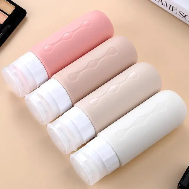 Alt view image 6 of 7 - Gemice Travel Bottles for Toiletries, Tsa Approved Travel 3oz Size Containers with Clear Bag, BPA Free Leak Proof Travel Tubs Refillable Liquid Travel Accessories for Cometic Shampoo Lotion (4 Pack)