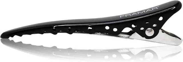 Alt view image 3 of 7 - Framar Black Hair Clips Metal, Professional Hair Clip For Styling 4 Pack | Hair Clips For Women Styling, Metal Clips For Hair, Extra Strong With No Slip