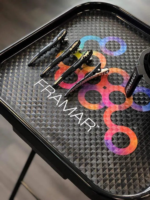 Alt view image 5 of 7 - Framar Black Hair Clips Metal, Professional Hair Clip For Styling 4 Pack | Hair Clips For Women Styling, Metal Clips For Hair, Extra Strong With No Slip