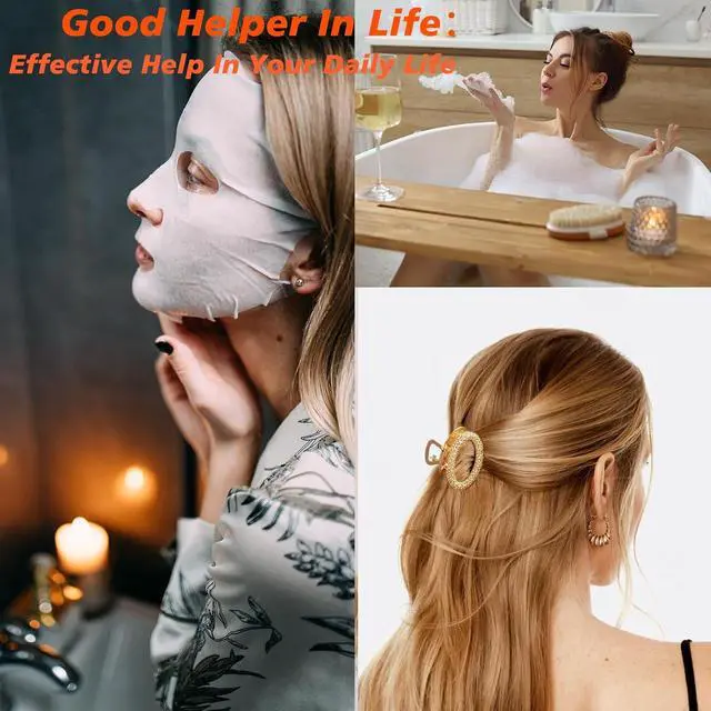 Alt view image 6 of 7 - 12 Pack Metals Mini Hair Clips for Women Mom Wife Daughter | Medium Hair Claw Clips for Long Hair,Small Cute Gifts for Female Girls Girlfriends with Thick Hair or Thin Hair