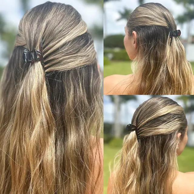 Alt view image 2 of 7 - Camila Paris CP2623 French Hair Clip for Women, Narrow, Strong Hold Grip Double Teeth Girls Hair Claw Clips Jaw, Fashion Durable Styling Hair Accessories for Women, Made in France