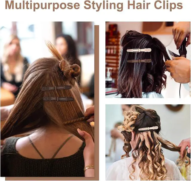 Alt view image 6 of 7 - Ondder 24 Pack Alligator Hair Clips for Styling Sectioning Large Salon Pro Hair Clips for Barber Clips for Hair Coloring, Cutting, Sectioning Big Gator Clips Hair Styling Accessories for Women Men
