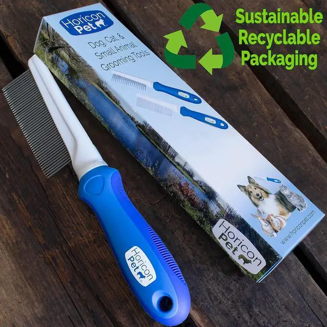 Alt view image 4 of 7 - 45 Pin Face & Finishing Comb With Stainless Steel Metal Teeth - Dogs, Cats & Small Animals for Removing Matted Fur, Knots & Tangles