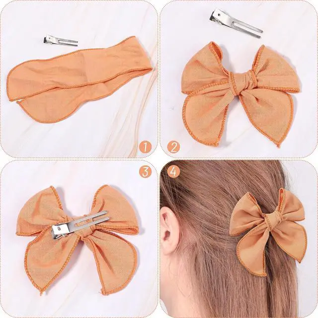 Alt view image 6 of 7 - 120pcs Double Prong Curl Clips, Metal Hairpins for Hair Styling and Bows, Salon-Grade Hair Clips for Curling (Silver)