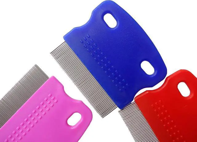 Alt view image 5 of 7 - 2 Pcs Cat Combs Dogs Grooming Combs Tear Stain Remover, Effectively Removes Crust, Loose Hair, Eye Stain on Pet(Random Color)