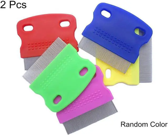 Alt view image 7 of 7 - 2 Pcs Cat Combs Dogs Grooming Combs Tear Stain Remover, Effectively Removes Crust, Loose Hair, Eye Stain on Pet(Random Color)