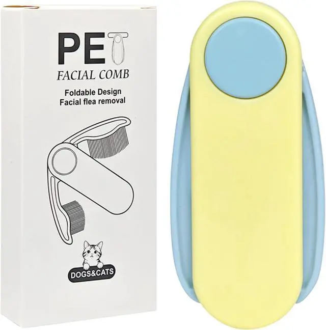 Alt view image 7 of 7 - Professional Eye Comb for Pets,Stainless Steel Folding Tear Stain Remover for Cats & Dogs,Gentle Round-Head Grooming Tool,Precisely Removes Stains, Dirt And Debris From The Eye Area