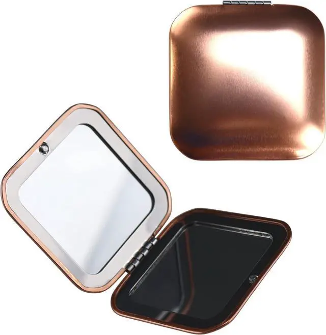 Main image of Iconikal Metal Compact Vanity Travel Purse Makeup Mirror 2-Pack