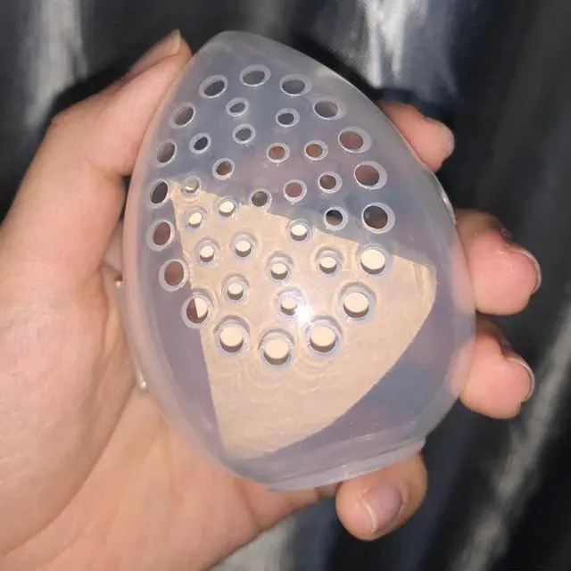 Alt view image 4 of 6 - 6 Pack Makeup Sponge Holder Carring Case Storage Box Clear Hard Container Protector for Cosmetic Make Up Blending Sponges Powder Puff Beauty Egg Blenders Travel Outdoor