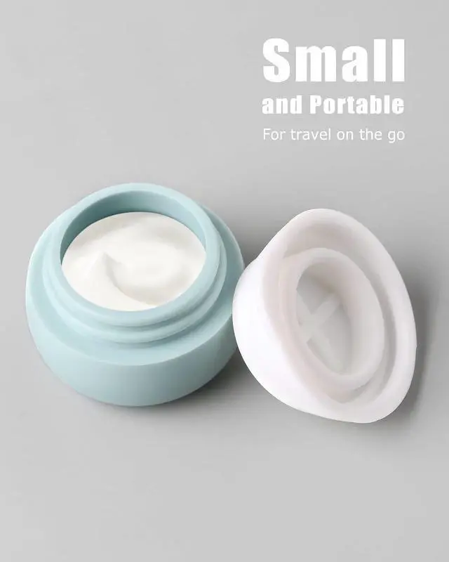 Alt view image 2 of 7 - Gemice Travel Size Containers for Toiletries,1oz,4 Pack,Grey | TSA Approved Silicone Cream JarsLeak-proof Travel Accessories with Lid,For Cosmetic Makeup Face Body Hand Cream
