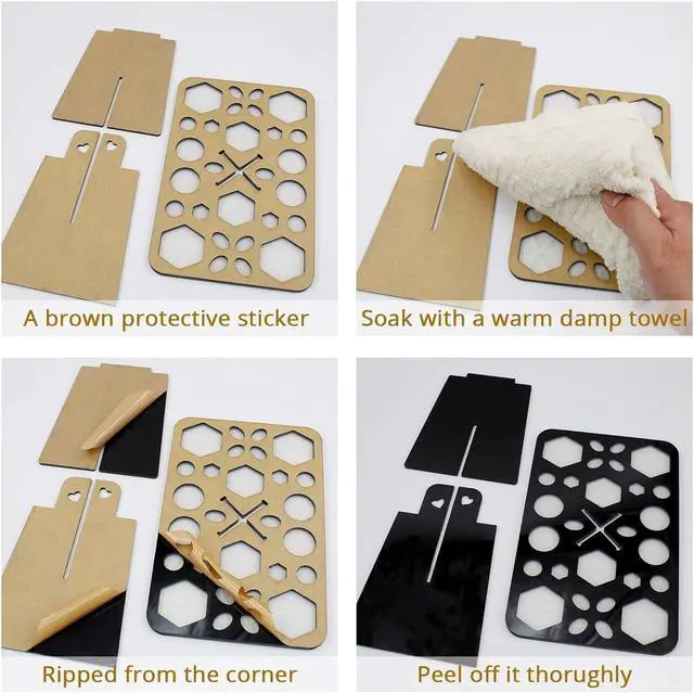 Alt view image 3 of 6 - BEAKEY Make up Brush Drying Rack, Collapsible Makeup Brush Holder 28 Holes Makeup Brush Dryer Stand - Black