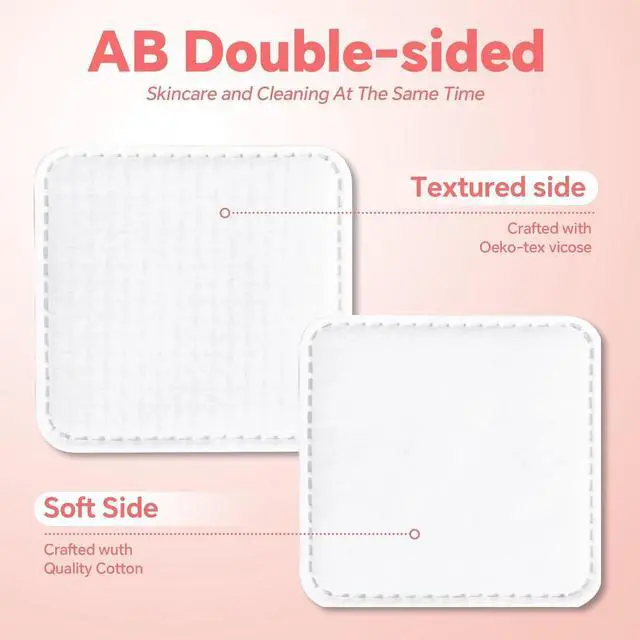 Alt view image 3 of 7 - ICOTLE Square Cotton Pads, 60 Count, 100% Cotton, Soft & Lint-Free | Triple-Layer Design,Soft & Gentle,Lint-Free & Durable,Ideal for Toner,2.95 x 2.95 inches, Makeup Removal & Skincare