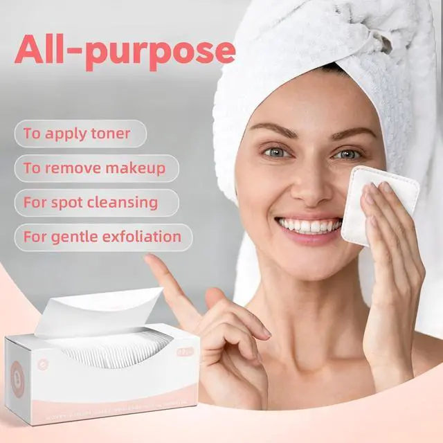 Alt view image 5 of 7 - ICOTLE Square Cotton Pads, 60 Count, 100% Cotton, Soft & Lint-Free | Triple-Layer Design,Soft & Gentle,Lint-Free & Durable,Ideal for Toner,2.95 x 2.95 inches, Makeup Removal & Skincare