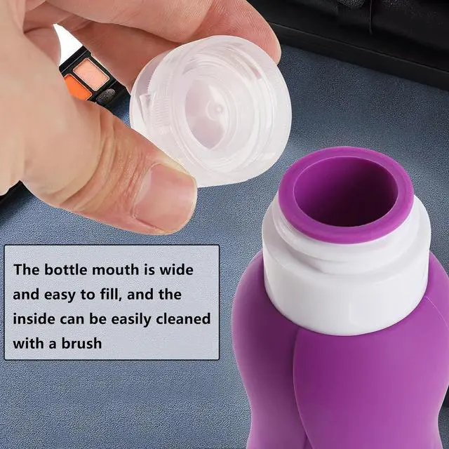 Alt view image 7 of 7 - 5 Pack Travel Bottles for Toiletries, TSA Approved 3oz Portable Travel Containers for Toiletries, Leak Proof Travel Tubs Refillable Liquid Travel Accessories for Shampoo Conditioner Lotion Body Wash