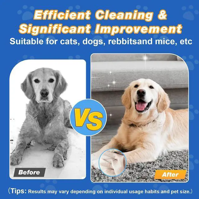 Alt view image 6 of 7 - 9 Pcs Pet Glove Wipes for Dogs and Cats, Deodorizing, Individually Wrapped | Cleaning Gloves, Hypoallergenic Coconut Oil Grooming Wipes, for Pet Dry Cleaning, Daily Care, and Travel