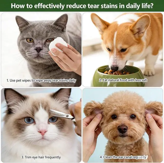 Alt view image 6 of 7 - Pet Eye & Face Wipes for Dogs & Cats Aloe Vera Moisturizing, PH-Balanced, Gentle Multi-Purpose Wipes for Eyes, Ears, Paws & Chin, 200 Count