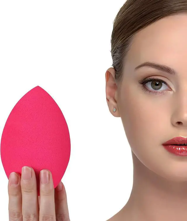 Main image of EXTRA LARGE 11CM Make Up Beauty Sponges Blender BIG for Face & BODY | 1 XL & 1 Regular Sponge with 2 Holders Faster, Flawless Application of Foundation, Fake Tan, Powder, Blending & Setting