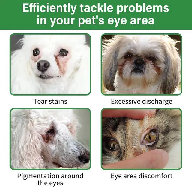 Alt view image 5 of 7 - 120pcs Eyes Wipes for Dogs & Cats, Vet-Recommended Tear Stain Remover, Hypoallergenic, Removes Discharge Debris Crust, No Added Fragrance, with Aloe & Coconut Oil, Puppy Essentials Dog Accessories