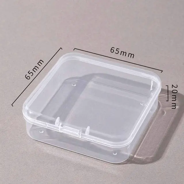 Alt view image 2 of 7 - 6 PCS Square Powder Puff Holders Cases Clear Makeup Sponge Protective Container Portable Beauty Blender Holder Reusable Dust-Proof Pocket Cosmetic Puff Box Beauty Makeup Tools for Travel (Transparent)