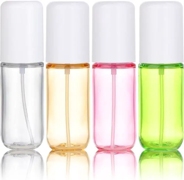 Main image of Small Spray Bottles 4Pack 40ml Fine Mist TSA Travel Size Toiletries | 1.35oz Empty Mini Spray Bottles Refillable Plastic Travel Bottle Set for Hair, Face Toner, Plants, Cleaning