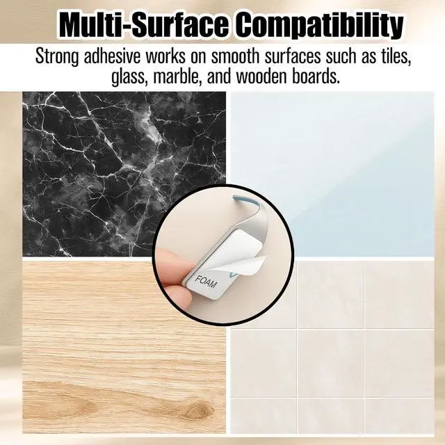 Alt view image 6 of 7 - 2PCS Shower Mirror Fogless for Shaving, Large 10x8'' Unbreakable Deluxe Makeup Portable Locker Mirror with 1 Adhesive Hooks, Plastic Frameless Bathroom Shatterproof Handheld Mirror for Men & Women