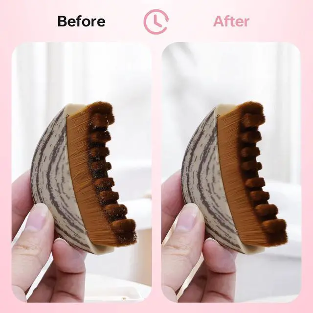 Alt view image 3 of 6 - Silicone Brush Cleaner Mat, Compatible with Lymphatic Brush, Silicone Cleaning Pad for Lymphatic Brush, Deep Clean, Slim Portable, Suit S/L Size