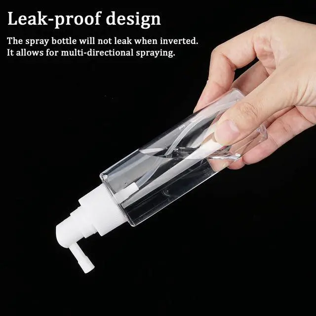 Alt view image 4 of 6 - Cosywell Travel Spray Bottle 3.4oz 100ml 2 Pack Travel Size Bottles | TSA Approved, Leak Proof, Long Mouth, For Hair Mouthwash Toners Rose Water Cosmetics