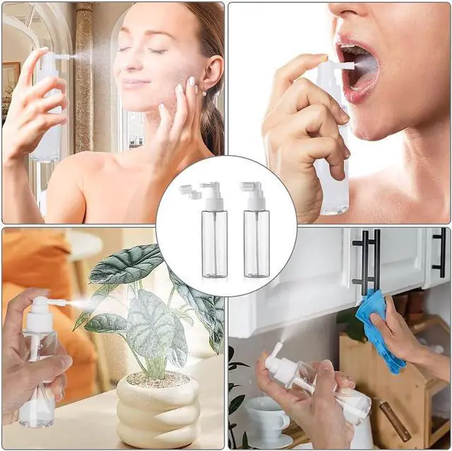 Alt view image 6 of 6 - Cosywell Travel Spray Bottle 3.4oz 100ml 2 Pack Travel Size Bottles | TSA Approved, Leak Proof, Long Mouth, For Hair Mouthwash Toners Rose Water Cosmetics