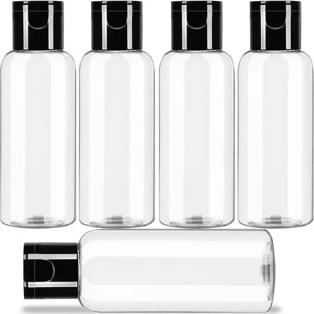 Alt view image 6 of 7 - DNSEN 5 Pack 3.4 oz Travel Size Bottles for Toiletries TSA Approved Leak Proof Empty Refillable Liquid Containers with Labels