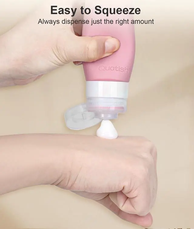 Alt view image 4 of 7 - 20 Pack Travel Bottles for Toiletries, Original Patented, TSA Approved Travel Size Containers, Leak Proof Silicone Shampoo and Conditioner Bottles Women & Men, Airplane Cruise Essentials, Black